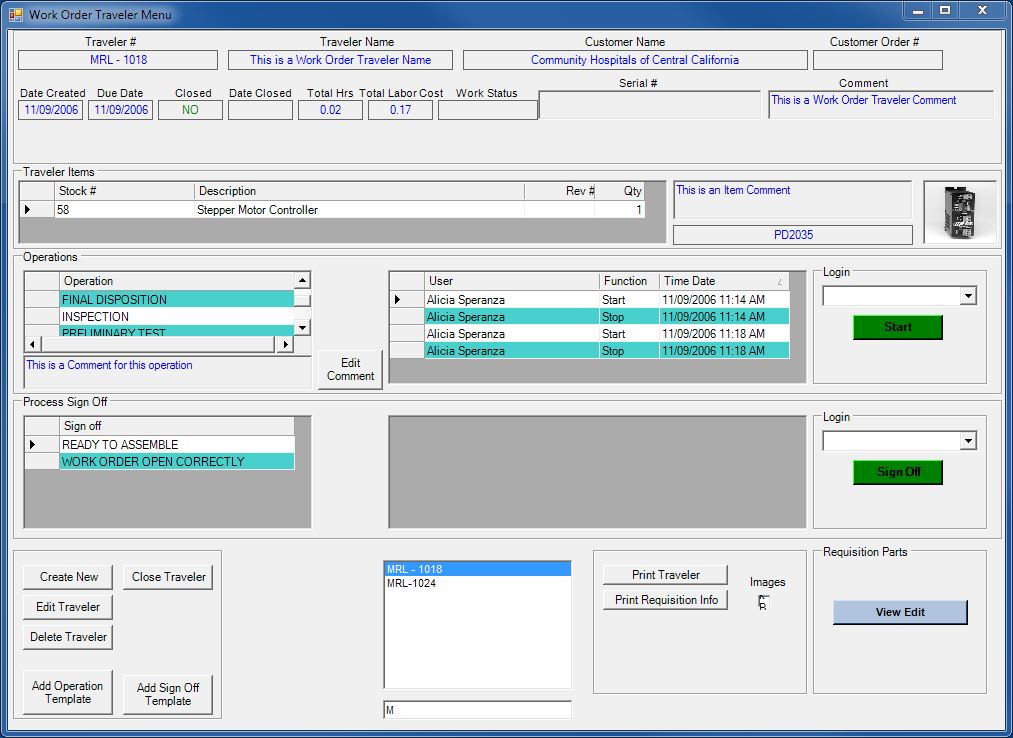 √ Machine Shop Job Traveler Template Popular Century